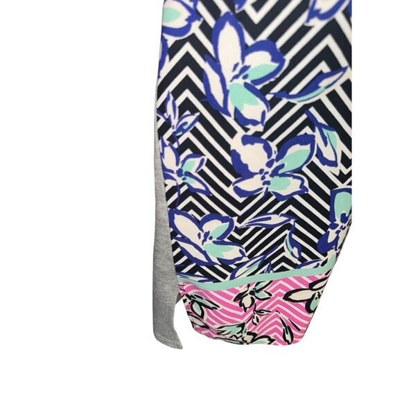 Potters Pot floral and geometric print t-shirt dress size M EUC - Picture 4 of 8